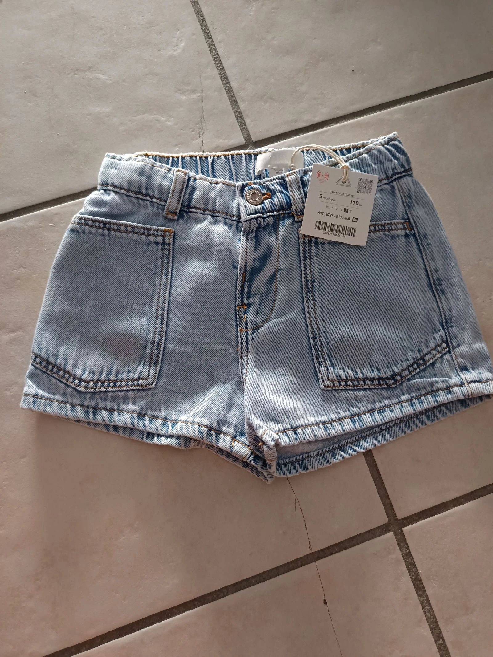 Short Zara fille 5 ans